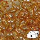 #05.00 - 25 Stück Diamonduo 5x8 mm - crystal apricot