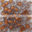 #04.02 - 25 Stück Roller Beads 6x4 mm - sapphire hyacinth lined