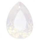 1 Tropfen facetiert 25x18x11mm (LxBxH) - opal crystal