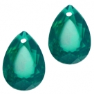 1 Tropfen facetiert 14x10x7mm (LxBxH) - blue zirkon