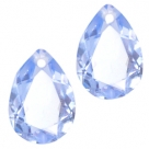 1 Tropfen facetiert 14x10x7mm (LxBxH) - lt sapphire