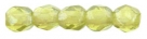 #19.05 50 Stück - 2,0 mm Glasschliffperlen - olivine luster