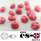 50 Stück - Es-O Mini  4mm - alabaster pastel matt pink