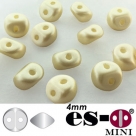 50 Stück - Es-O Mini  4mm - alabaster pastel cream