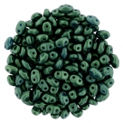 #15.05 - 10g MiniDuo-Beads  Gold Shine - Emerald