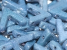 5 Stück AVA Beads 10x4 mm - White Baby Blue Luster