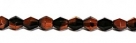 #01.01 - 25 Stück - 5,0 mm Sun Shapes - jet half copper