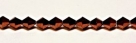 #01.03 - 25 Stück - 5,0 mm Sun Shapes - jet dark copper