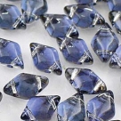 #01.16 - 25 St�ck GemDUO 5x8 mm - Crystal BACKLIT - Periwinkle
