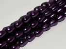 #06 - 1 Strang Teardrop Glass Pearls Ø 7*5 mm - violet