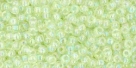 10 g TOHO Seed Beads 11/0 TR-11-0173 - Dyed-Rainbow Lemon Mist