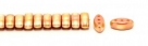 #02.09 - 25 Stück CALI Beads 3x8 mm - Chalk White Full Apricot
