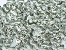 #18.2 - 25 Stück Two-Hole ZET Beads 5x6mm - crystal labrador full