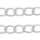 50 cm Gliederkette Aluminium Ø ± 21x16 mm