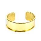 1 Armreif aus Metall - gold