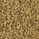 10 Gramm Miyuki Seed Beads 11-4512 Opaque Yellow Picasso