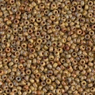 10 Gramm Miyuki Seed Beads 11-4517 Opaque Brown Picasso