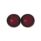 1 Strang - 10,0 mm Glaswachsperlen - burgundy