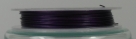 1 Rolle Stahldraht/nylonummantelt - lila - 10m