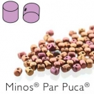 00030-01620 - 25 Stück - Minos Par Puca - 2,5x3,0 mm - Yellow Gold Metallic Iris