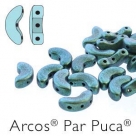 23980-94104 - 25 Stück - Arcos Par Puca - 5x10 mm - Metallic Matte Turquoise