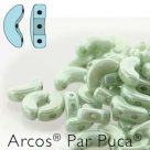 03000-14457 - 25 Stück - Arcos Par Puca - 5x10 mm - Opaque Lt Green Luster