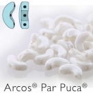 03000-14400 - 25 Stück - Arcos Par Puca - 5x10 mm - Opaque White Luster