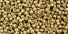 10 g TOHO Seed Beads 11/0 TR-11-PF592 - Permanent Finish - Galvanized Champagne (Golden Fleece) (A,C,D)