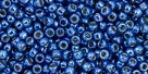 10 g TOHO Seed Beads 11/0 TR-11-PF586 - Permanent Finish - Galvanized Cobalt Blue (Denim) (A,C,D)