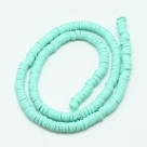 1 Strang Polyclay Katsuki Beads 6 mm - Pale Tuquoise