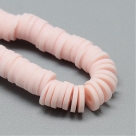 1 Strang Polyclay Katsuki Beads 6 mm - Pink