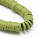 1 Strang Polyclay Katsuki Beads 6 mm - Olive