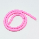 1 Strang Polyclay Katsuki Beads 6 mm - Pearl Pink