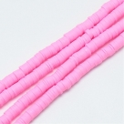 1 Strang Polyclay Katsuki Beads 6 mm - Pearl Pink