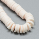 1 Strang Polyclay Katsuki Beads 6 mm - Ivory