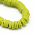 1 Strang Polyclay Katsuki Beads 6 mm - Olivine