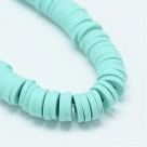 1 Strang Polyclay Katsuki Beads 6 mm - Aqua