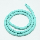 1 Strang Polyclay Katsuki Beads 6 mm - Aqua