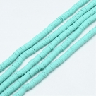 1 Strang Polyclay Katsuki Beads 6 mm - Aqua