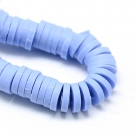 1 Strang Polyclay Katsuki Beads 6 mm - Cornflower Blue