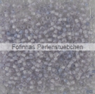 10 g TOHO Seed Beads 11/0 TR-11-1066 - Inside Color Crystal/Lt Purple Lined (E)