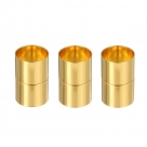 1 Magnet-Verschluss Ø 20x11mm zum Kleben - goldfarben