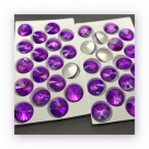 1 Glas-Rivoli Ø 14 mm - Lt Purple Velvet