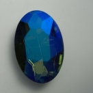 1 Glas-Oval Ø 30x20x8 mm - jet AB