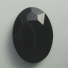 1 Glas-Oval Ø 30x20x8 mm - jet