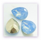 1 Resin Tear Stone, 18x25 mm - Air Blue Opal