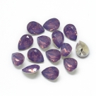 1 Resin Tear Stone, 13x18 mm - Cyclamen Opal