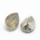 1 Resin Tear Stone, 13x18 mm - Dark Goldenrod Opal