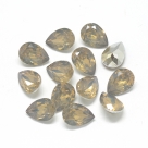 1 Resin Tear Stone, 13x18 mm - Dark Goldenrod Opal