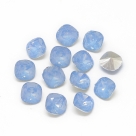 1 Resin Cushion Stone 10x10mm - Air Blue Opal